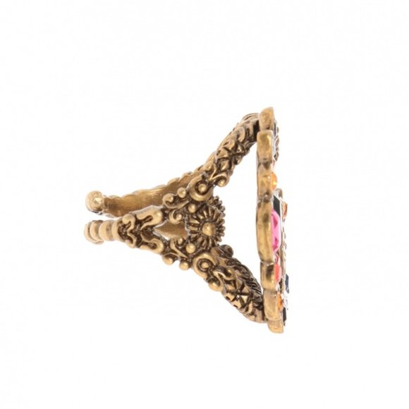 Gucci Crystal GG Ring in Gold NEW IN BOX - Picture 3 of 8